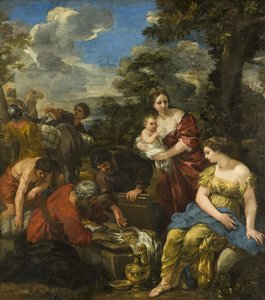 Labán buscando sus ídolos de Pietro da Cortona
