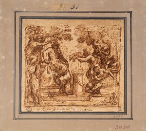 Estudio para la Ofrenda a Pan de Pietro da Cortona