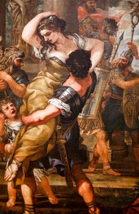 El rapto de las Sabinas 1629. (Óleo sobre lienzo)