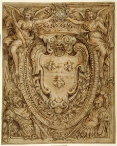 Armas de Don Taddeo Barberini, Príncipe de Palestrina de Pietro da Cortona