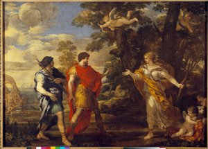Venus como cazadora aparece en Eneas de Pietro da Cortona