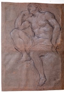 Joven, estudio de Pietro da Cortona