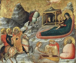 La Natividad y otros episodios de la infancia de Cristo de Pietro da Rimini