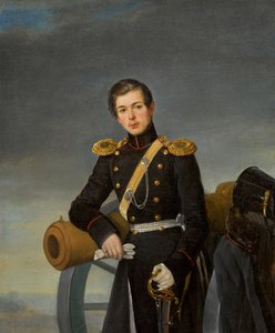 Retrato de Alexander Nikolaevich Karamzin 1815-1888, después de 1836