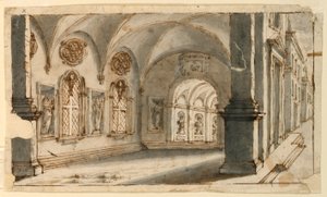 Diseño de escenario, interior de ábsides