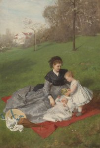 Madre e hijos de Pál Szinyei Merse