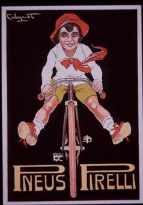 Anuncio de bicicletas Pirelli de Plinio Codognato