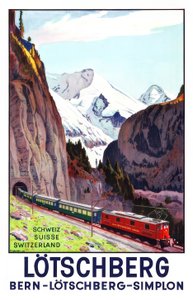 Ferrocarril Bern-Lötschberg-Simplon de Plinio Colombi
