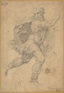 Bárbaro huyendo de Polidoro da Caravaggio