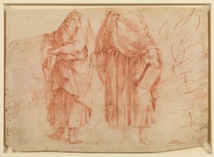 Tres frisos de ornamento grotesco, verso, siglo XVI de Polidoro da Caravaggio