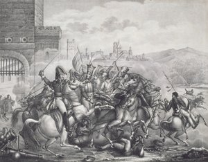 Muerte de Josef Sulkowski, 1799 de Polish School