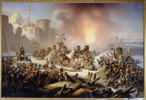 El segundo asedio de la Fortaleza Ochakov (u Otchakiv, en Ucrania) en diciembre de 1788. (El asedio de la Fortaleza Ochakov en diciembre de 1788). Episodio de la guerra ruso-turca (ruso-turca) de 1787-1792, fuerzas rusas, comandadas por el príncipe Grigori