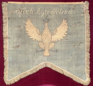 Estandarte de la época del Levantamiento de Tadeusz Kosciuszko (1746-1817) en 1794 de Polish School