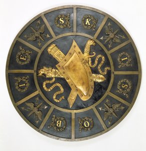 Escudo en honor al rey Juan Sobieski III de Polish School
