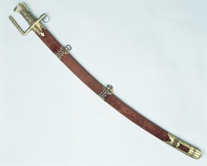 Sable de Stephan Batory (1533-86) (madera y plata dorada)