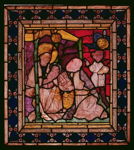 La Adoración de los Magos, 1430-40 de Polish School