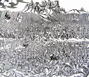 La batalla de Grunwald de Polish School