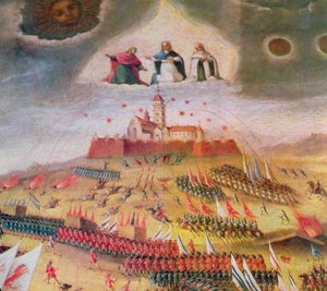 El Asedio Sueco del Monasterio de Jasna Gora en 1655 de Polish School
