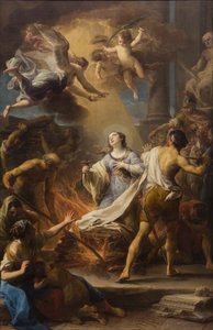 Martirio de Santa Lucía Pompeo Girolamo Batoni de Pompeo Batoni