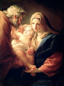 La Sagrada Familia, 1740s de Pompeo Batoni