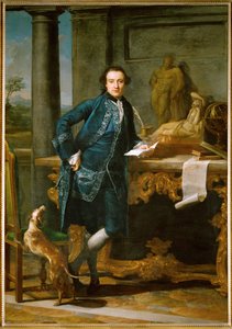 Charles John Crowle, un caballero llegado a Italia en su " Grand Tour " ... de Pompeo Girolamo Batoni