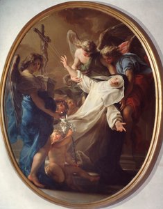 Éxtasis de Santa Catalina de Siena de Pompeo Girolamo Batoni