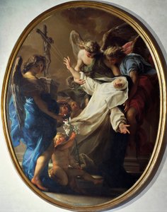Éxtasis de Santa Catalina de Siena de Pompeo Girolamo Batoni