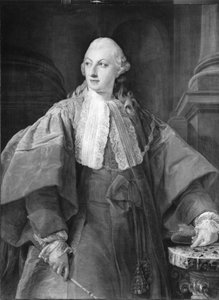 Retrato del príncipe Abbondio Rezzonico como senador de Roma de Pompeo Girolamo Batoni
