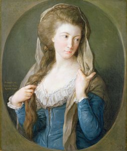 Retrato de una mujer, tradicionalmente identificada como Margaret Stuart, Lady Hippisley