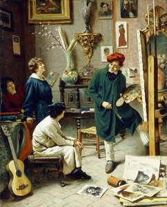 El estudio del artista