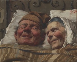 Las bodas de oro, c.1890 (óleo sobre lienzo)