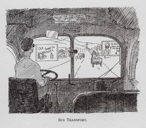 Transporte en autobús (litografía)