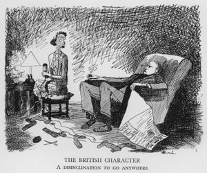 El carácter británico, una falta de ganas de ir a cualquier parte