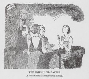 El carácter británico, Una actitud reverencial hacia Bridge (litografía)