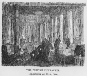 El carácter británico, disfrute de la vida en el club