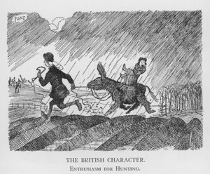 El Carácter Británico, Entusiasmo por la Caza