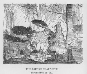 El carácter británico, importancia del té