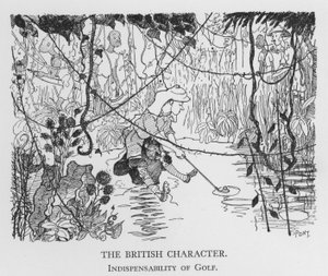 El carácter británico, la indispensabilidad del golf