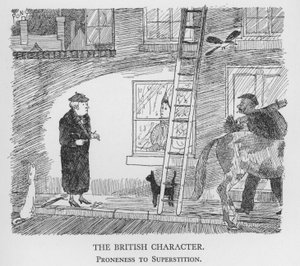 El carácter británico, propensión a la superstición