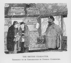 El Carácter Británico, Tendencia a Sentirse Incómodo con Monedas Extranjeras
