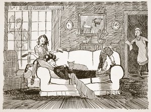 Media hora de descanso después de las comidas, ilustración de 