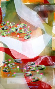 Nenúfares abstractos de Poonam Choudhary
