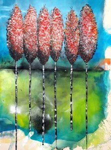 Árboles otoñales llenos de color de Poonam Choudhary