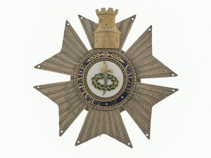 Insignia, Orden de la Torre y la Espada, Portugal, General Sir Galbraith Lowry Cole de Portuguese School