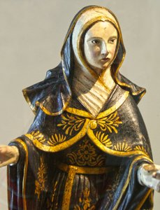 Estatua tallada de la Virgen María, Portugal c.1462 de Portuguese School