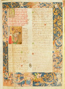 Página de la Crónica del Rey Duarte I (1391-1438) de Portuguese School