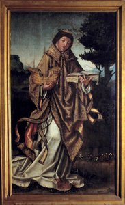 San Vicente, patrón de la ciudad de Lisboa Pintura de la escuela portuguesa de Portuguese School