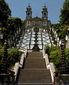 Vista del santuario de Bom Jesus do Monte de Portuguese School