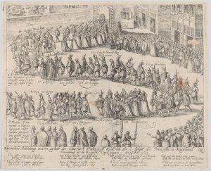 Procesión de matrimonio para la boda de Elizabeth Stuart, hija de James I, y..., 1613 o después