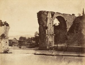 Puente de Augusto en Nani, 1853-56 de Possibly by Jane Martha St. John.